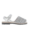 Sandalo cienta bambina - argento