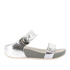 Sandalo grunland c9 dira donna - argento