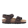 Sandalo grunland 40 luce unisex ragazzo - marrone