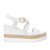 Sandalo nerogiardini donna - bianco