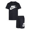 Completo nike unisex bambino - nero