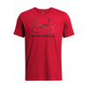 T-shirt under armour uomo - rosso