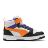 Sneakers puma rebound v6 mid ac+ ps unisex bambino - bianco
