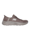 Slip-ins skechers go walk flex - mali donna - marrone
