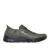 Slip-ins skechers go walk flex - smooth motion uomo - oliva