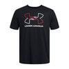 T-shirt under armour uomo - nero