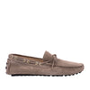 Scarpa barca antica cuoieria cortina uomo - beige