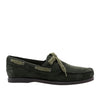 Scarpa barca antica cuoieria amalfi uomo - verde
