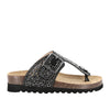 Sandalo grunland m7 hola donna - nero
