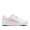 Sneakers puma court classic clean jr unisex ragazzo - bianco