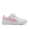 Sneakers puma court classic clean ac+ ps unisex bambino - bianco