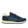 Sneakers sun68 tom fluo uomo - blu