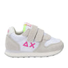 Sneakers sun68 ally solid bimba - bianco