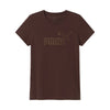 T-shirt puma donna - marrone