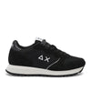 Sneakers sun68 ally glitter textile donna - nero