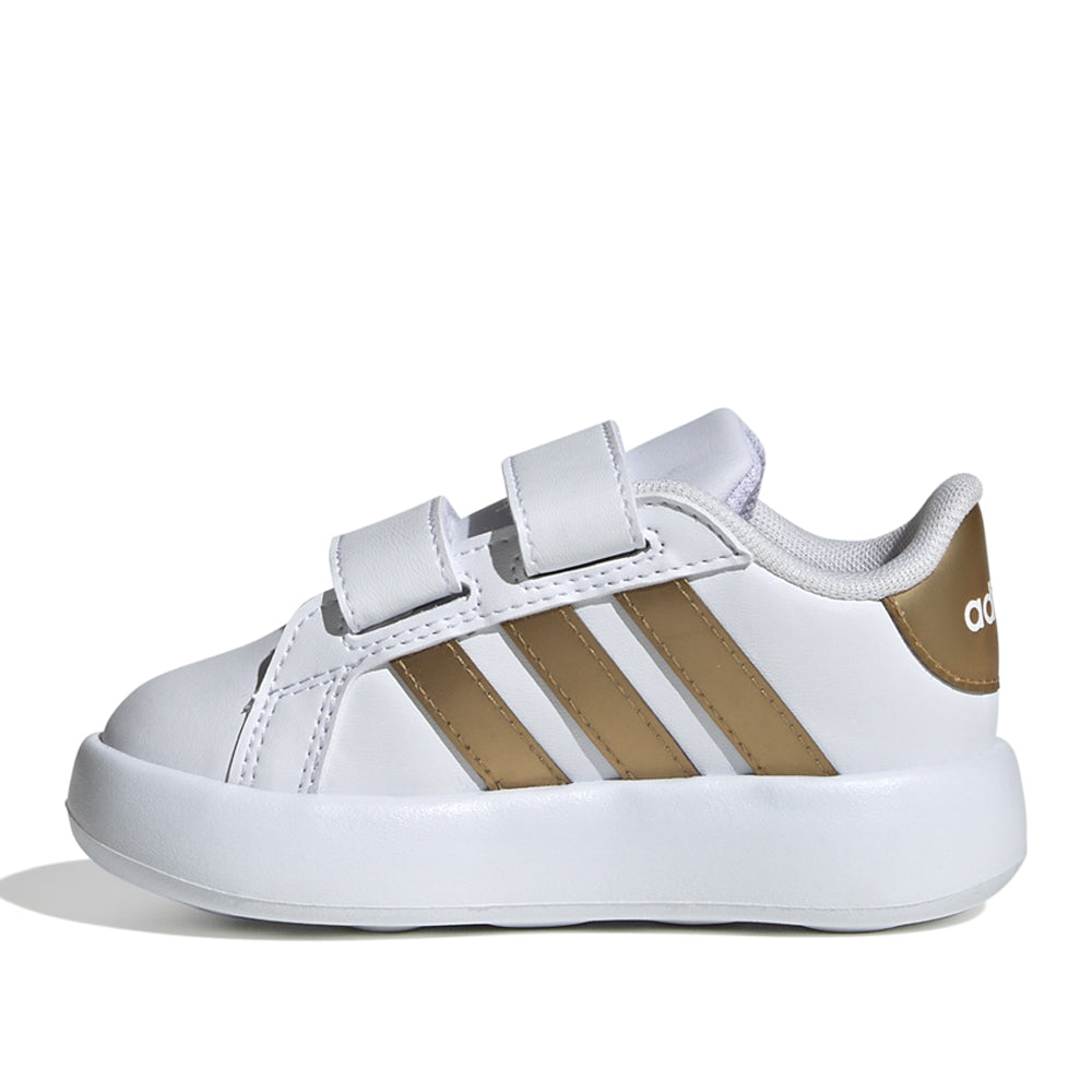 Scarpa Running Adidas Grand Court 2.0 cf Unisex Bimbo - Bianco
