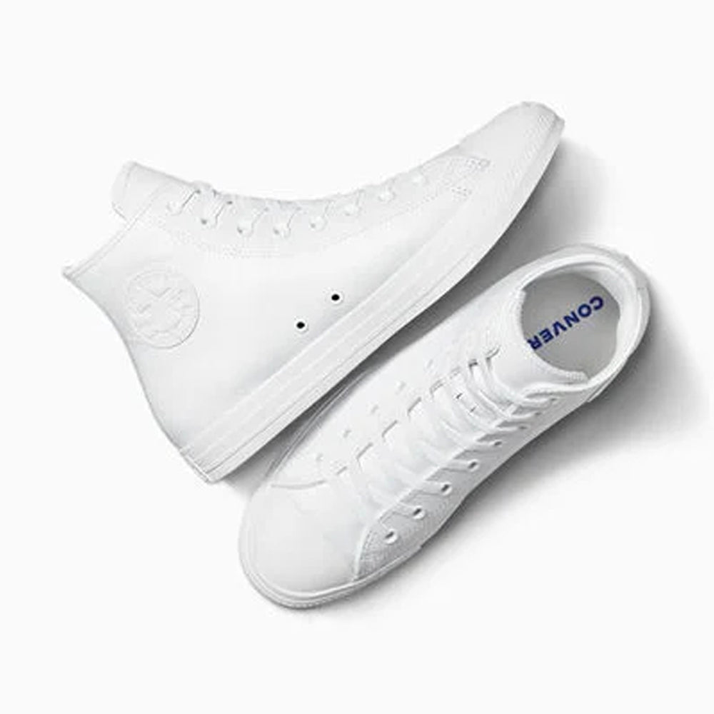 Sneakers Converse Ctas Lthr hi Uomo - Bianco