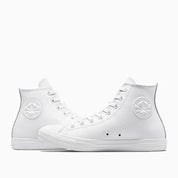 Sneakers Converse Ctas Lthr hi Uomo - Bianco
