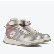 Sneakers Lotto Rocket Mid Glitter Bambina - Rosa