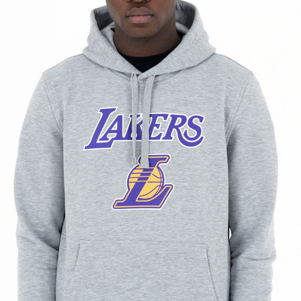 Felpa New Era Los Angeles Lakers Uomo - Grigio