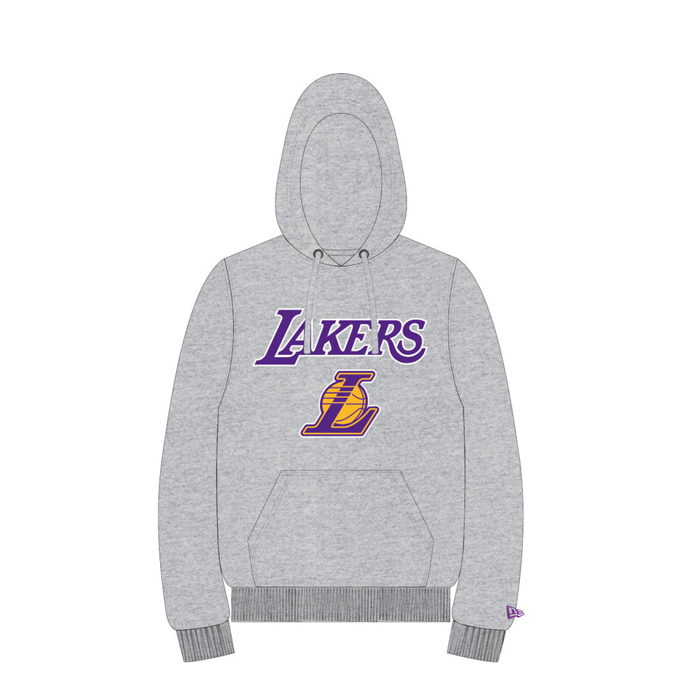 Felpa New Era Los Angeles Lakers Uomo - Grigio