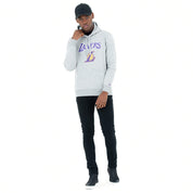 Felpa New Era Los Angeles Lakers Uomo - Grigio