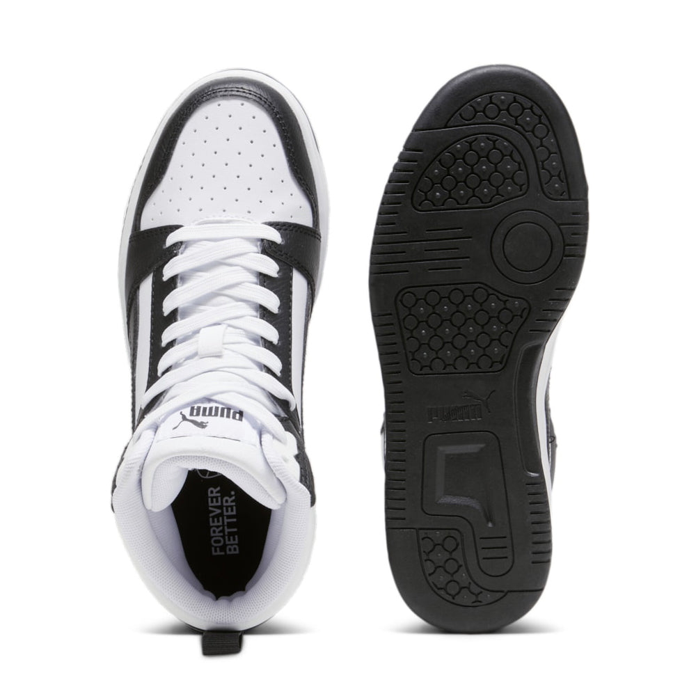Sneakers Puma Rebound V6 Mid jr Bambino - Bianco