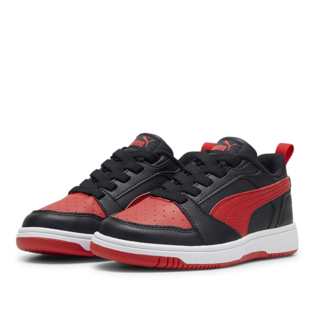 Sneakers Puma Rebound V6 Lo Ac ps Bambino - Nero