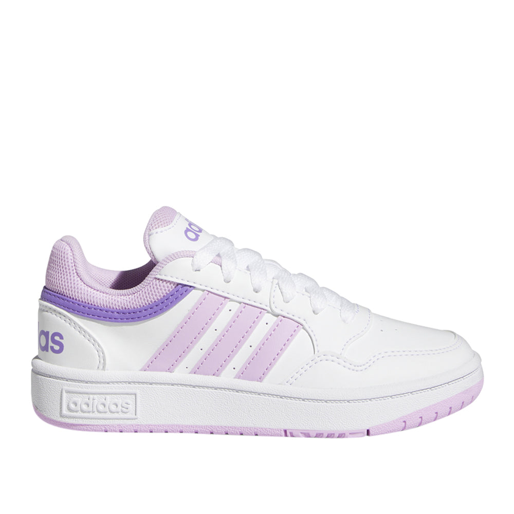 Sneakers Adidas Hoops 3.0 K Bambina - Bianco