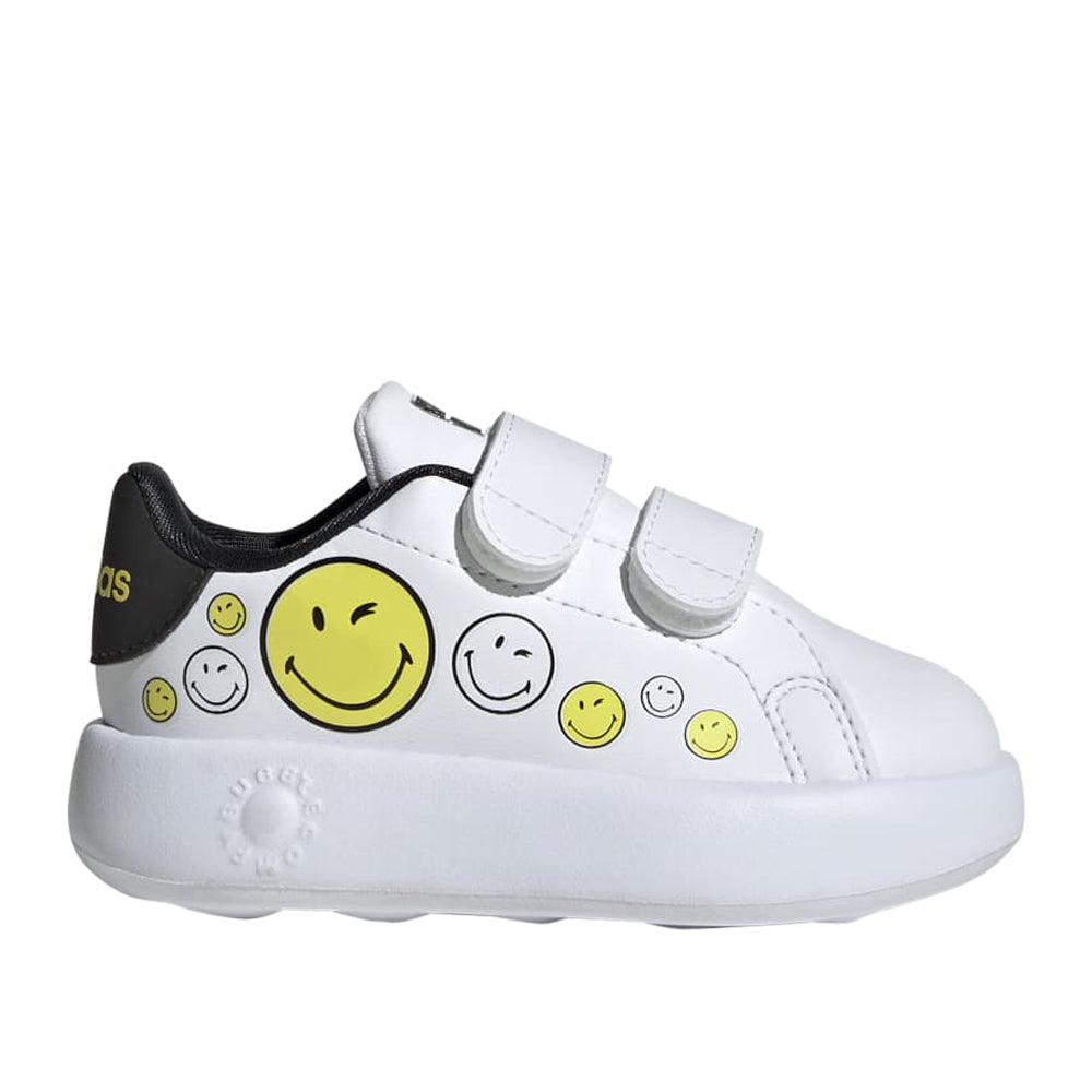 Sneakers Adidas Advantage Smiley Cf I Bimbo - Bianco