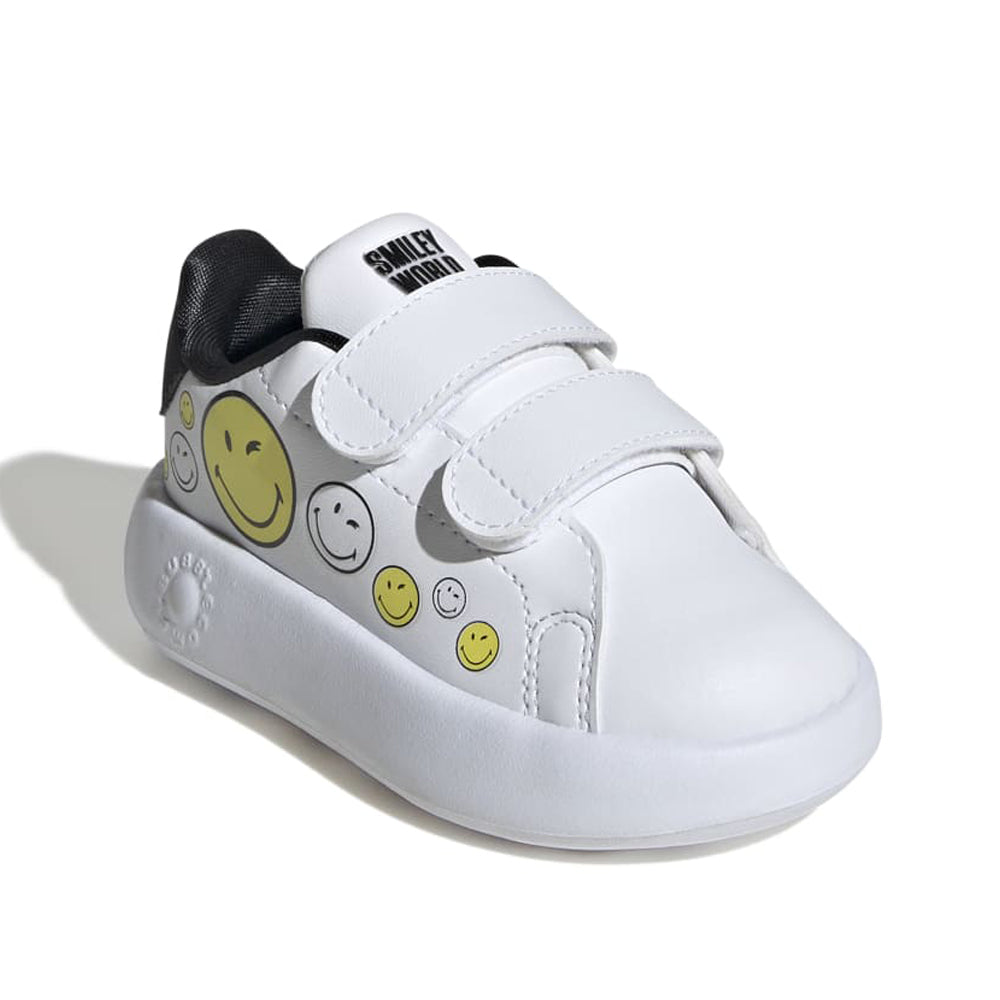Sneakers Adidas Advantage Smiley Cf I Bimbo - Bianco
