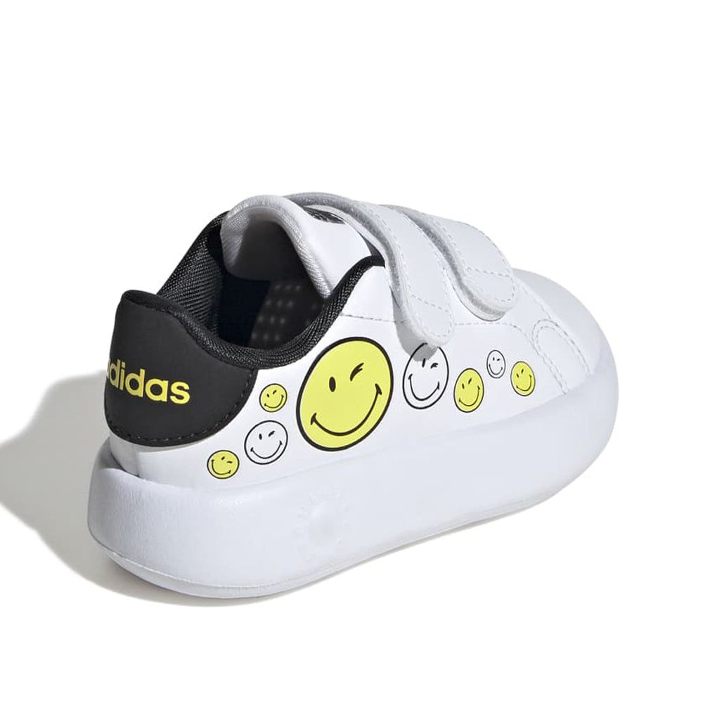 Sneakers Adidas Advantage Smiley Cf I Bimbo - Bianco
