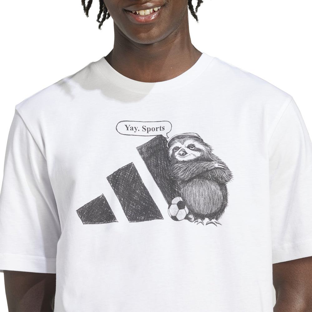 T-Shirt Adidas Uomo - Bianco