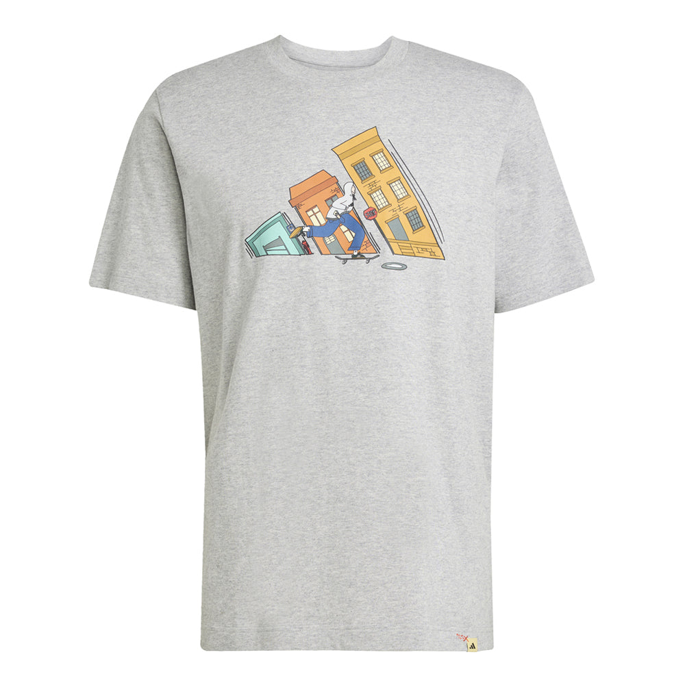 T-Shirt Adidas Uomo - Grigio