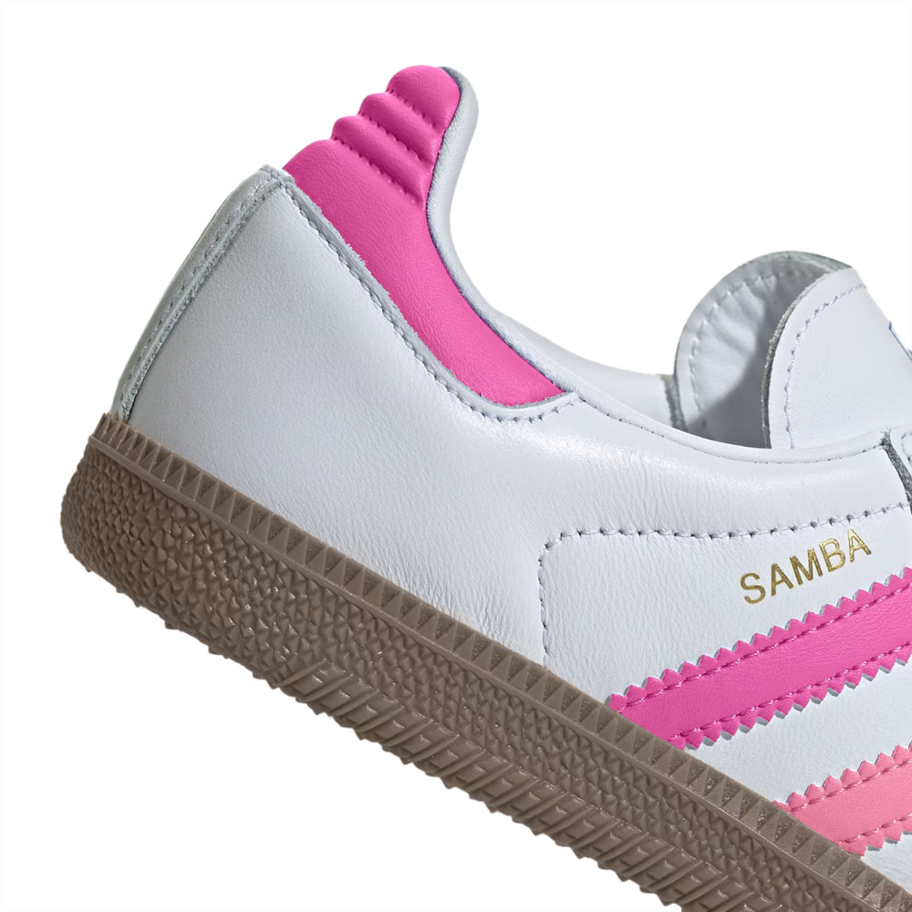 Sneakers Adidas Originals Samba Og J Unisex Ragazzo - Bianco