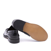Mocassino Antica Cuoieria Gloss Uomo - Nero