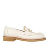 Mocassino bruno premi donna - bianco