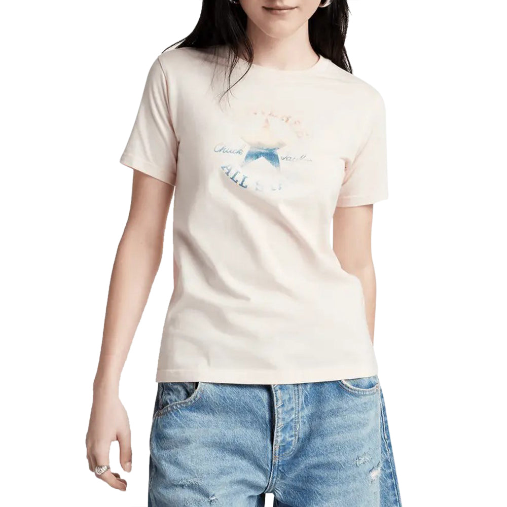 T-Shirt Converse Donna - Rosa