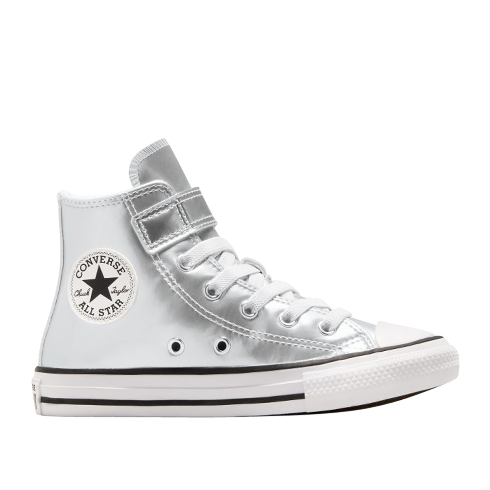 Sneakers Converse Ctas 1v hi Bambina - Argento