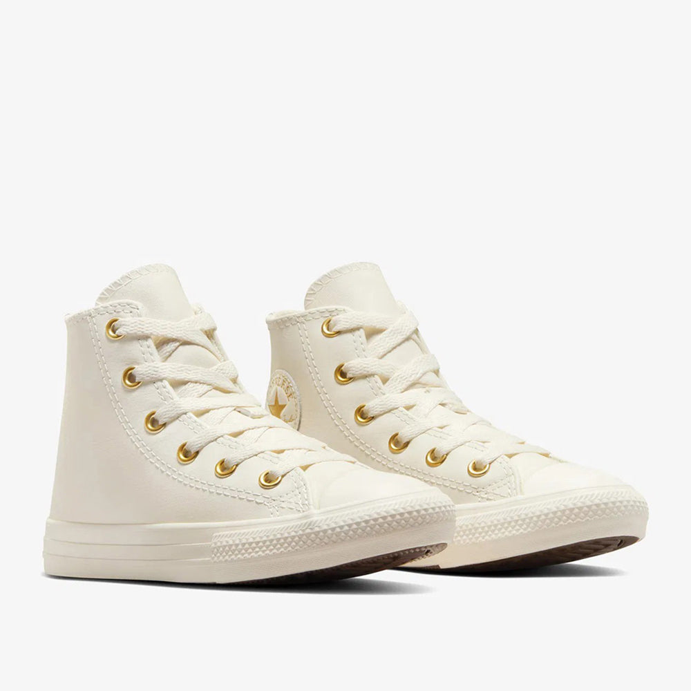 Sneakers Converse Ctas hi Bambina - Crema