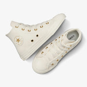Sneakers Converse Ctas hi Bambina - Crema