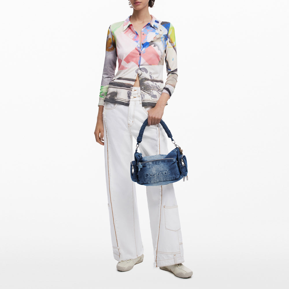 Borsa Desigual Donna - Blu