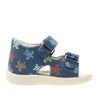 Sandalo falcotto new river bimbo - blu
