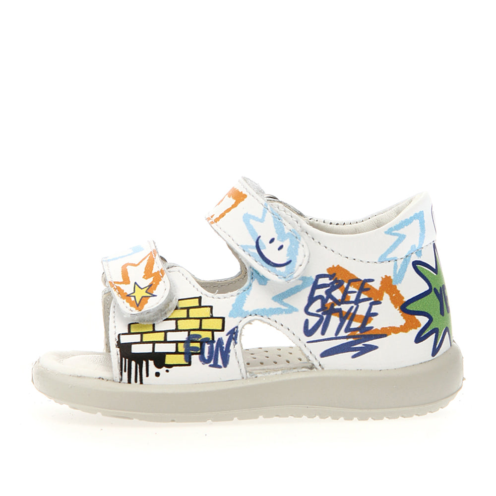 Sandalo Falcotto Herto Bimba - Bianco