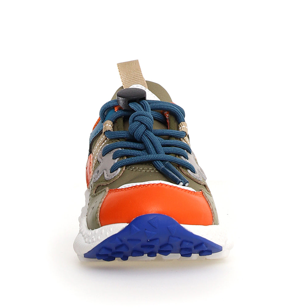 Sneakers Flower Mountain Yamano 3 Junior Unisex Bambino - Militare