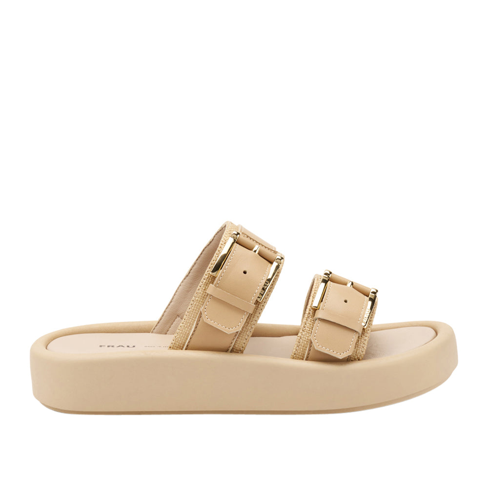 Sandalo Frau Raffia Donna - Beige