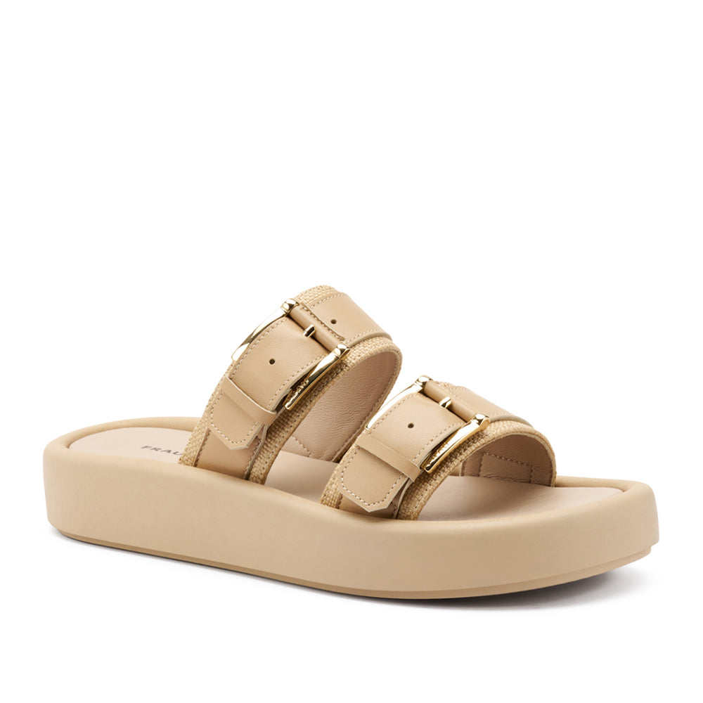 Sandalo Frau Raffia Donna - Beige
