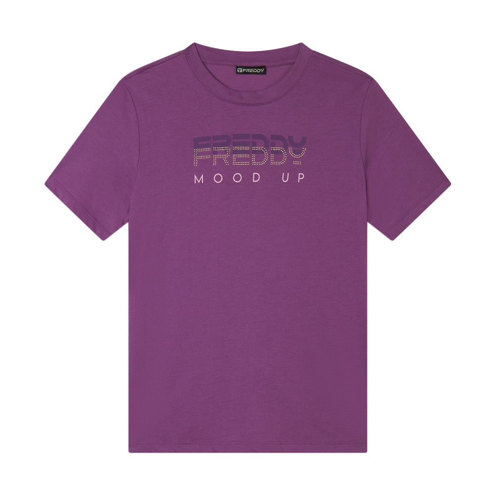 T-Shirt Freddy Donna - Viola