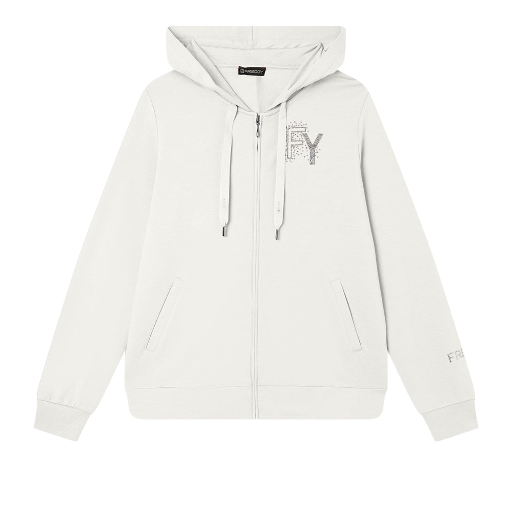 Felpa Freddy Donna - Bianco