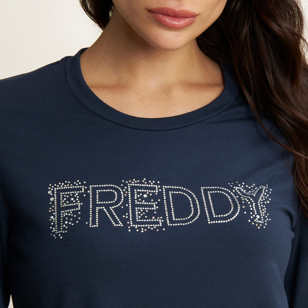 Felpa Freddy Donna - Blu